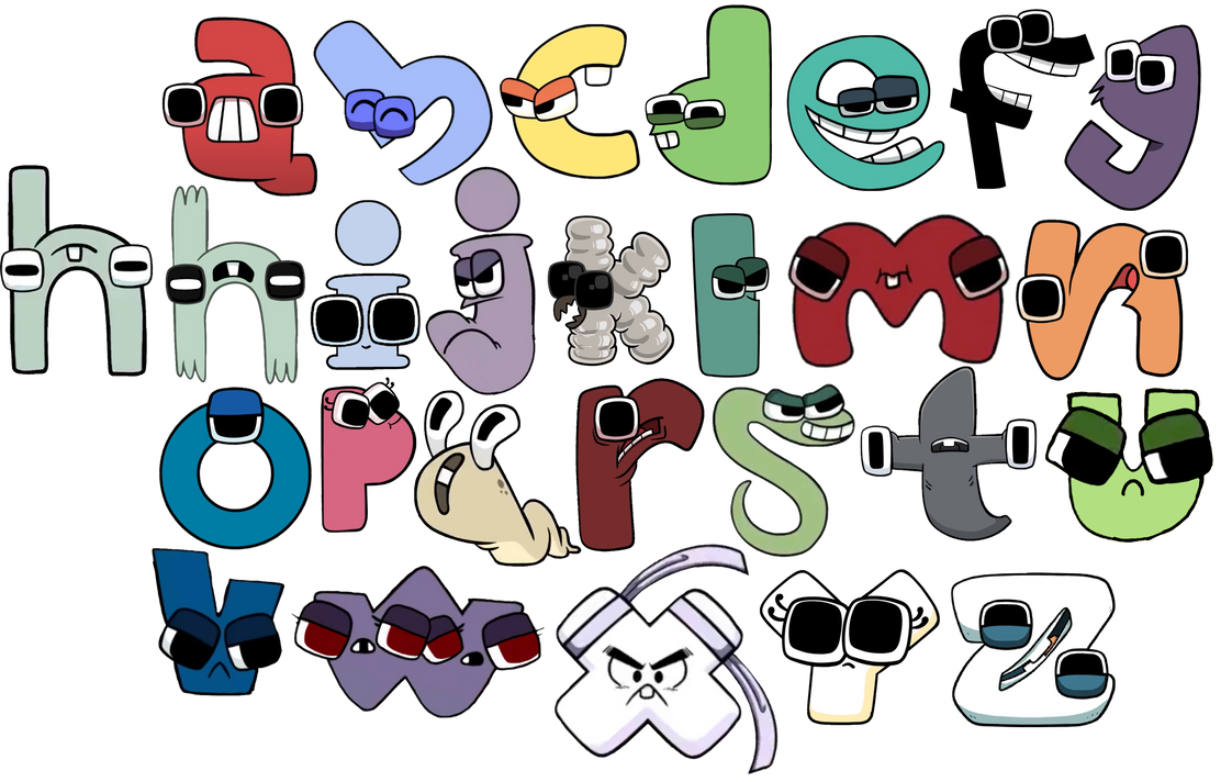 Lowercase Alphabet Lore - All Letters (A-Z) by yellowpen2009 on DeviantArt
