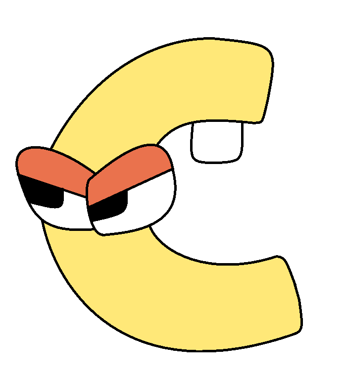 Lowercase C from Alphabet Lore by g4merxethan on DeviantArt