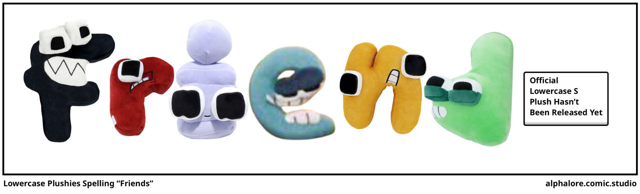 Lowercase Plushies Spelling Friends by yellowpendoesart on DeviantArt