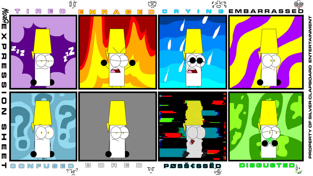 My Expression Sheet 2 (DATM) by yellowpen2009 on DeviantArt