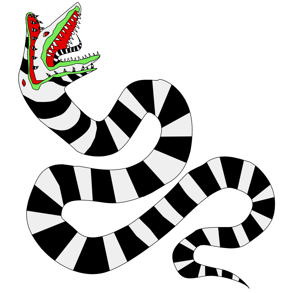 Beetlejuice Sandworm Coloring Page