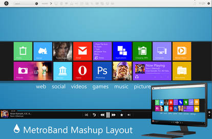 Metro Band Mashup Layout