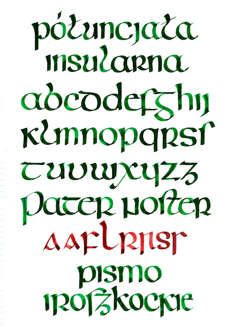 Insuler Script insular script by hyvyys on DeviantArt