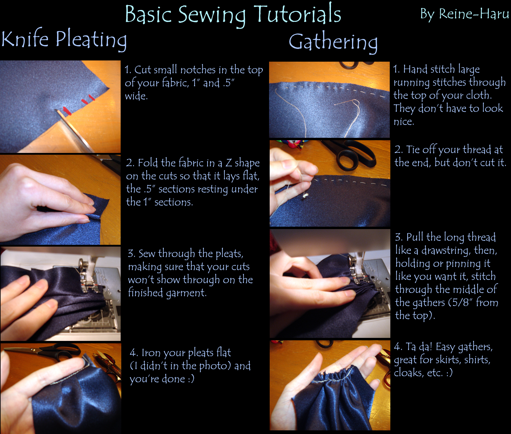 Basic Sewing Tutorial 1