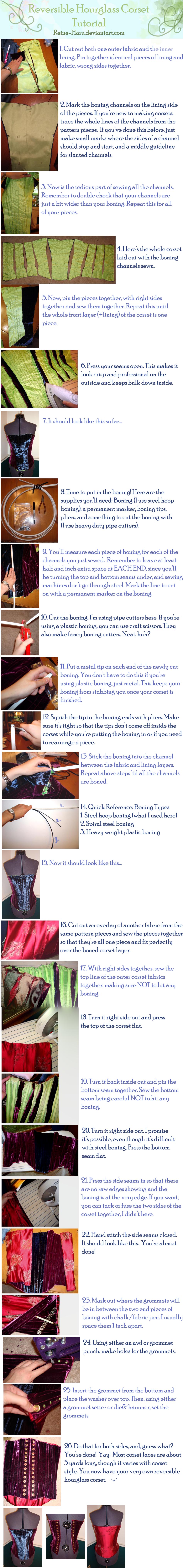 Reversible Corset Tutorial