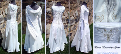 Elven Snowdrop Gown