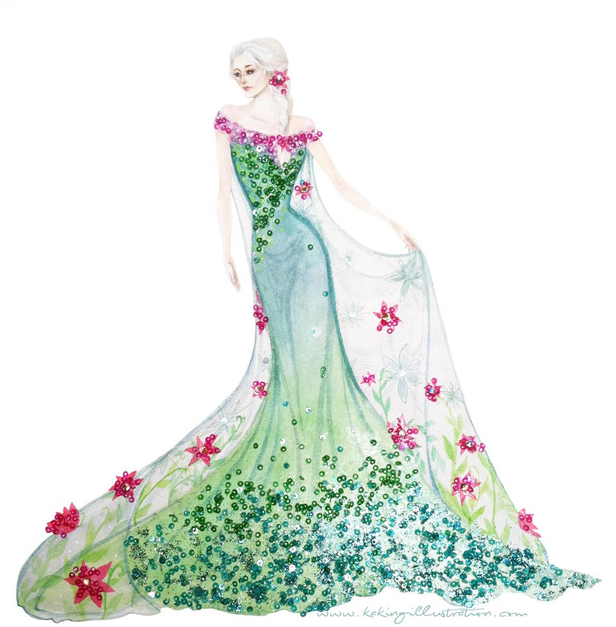 Spring Elsa by Reine-Haru on DeviantArt