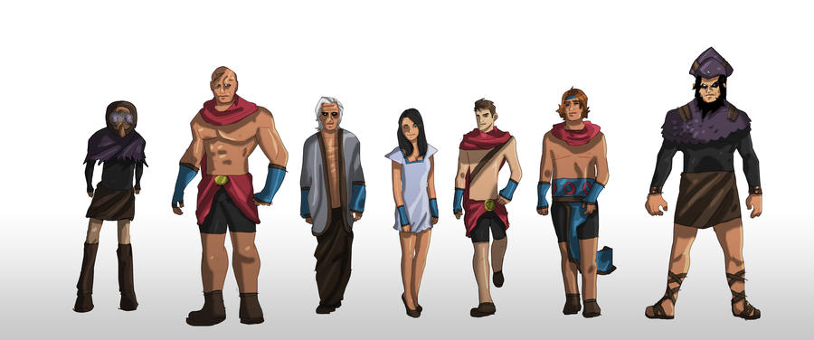 Decatur Character Designs Character design by Gerardogarciaro on DeviantArt