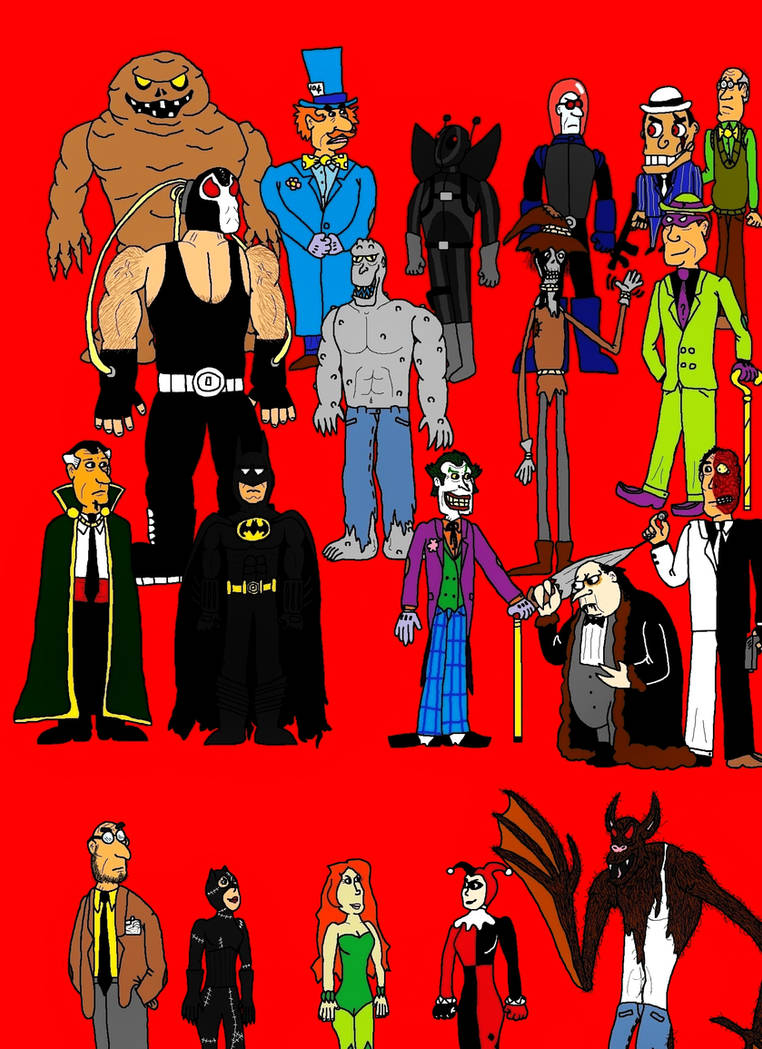 Who Is Batman's Rouges Gallery Batman Rogue's Gallery by clinteast on DeviantArt