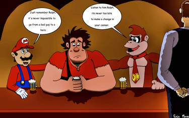 Wreck it Ralph Meets Mario