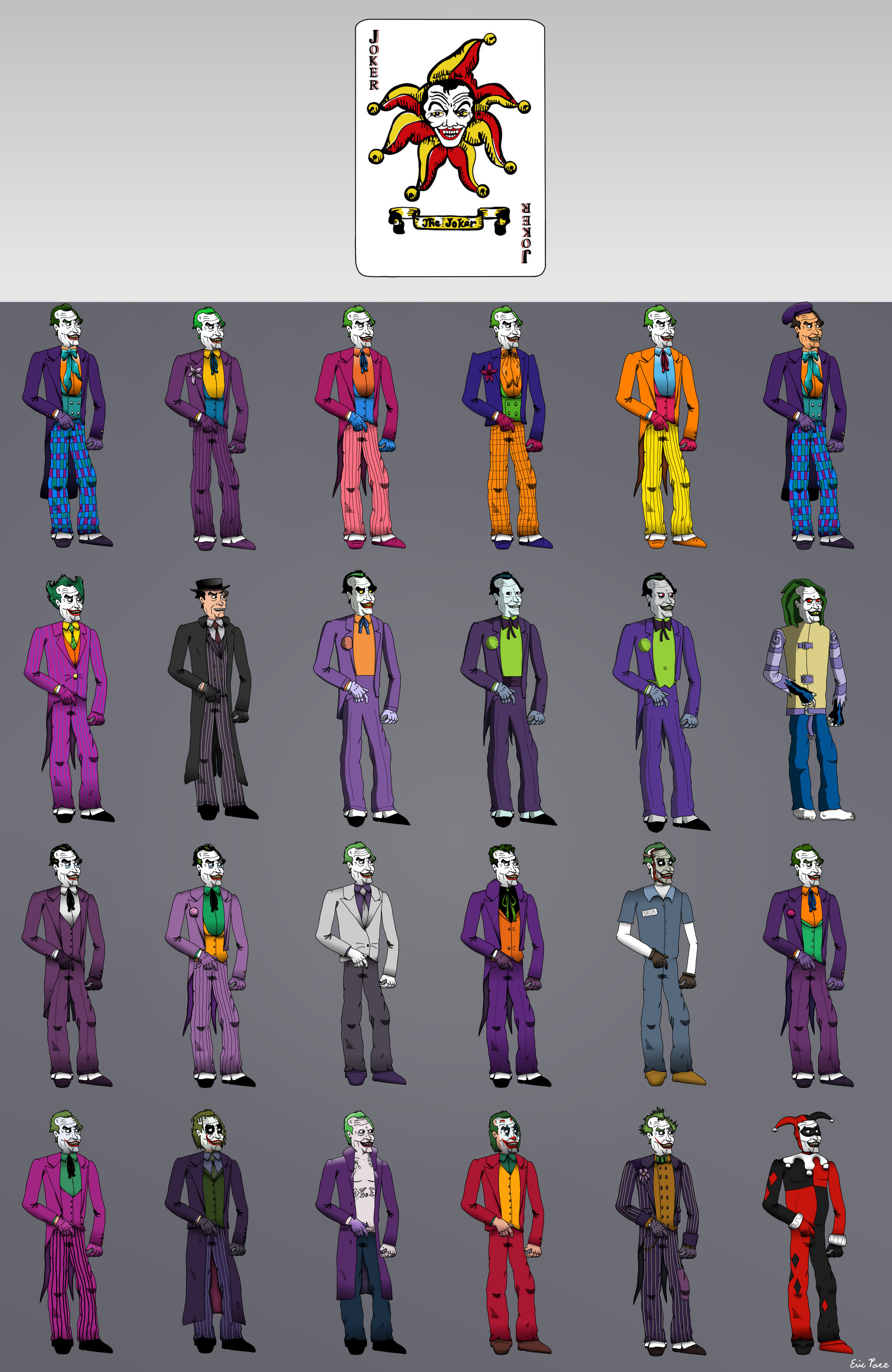 All The Jokers By Clinteast On Deviantart All The Jokers By Clinteast On Deviantart
