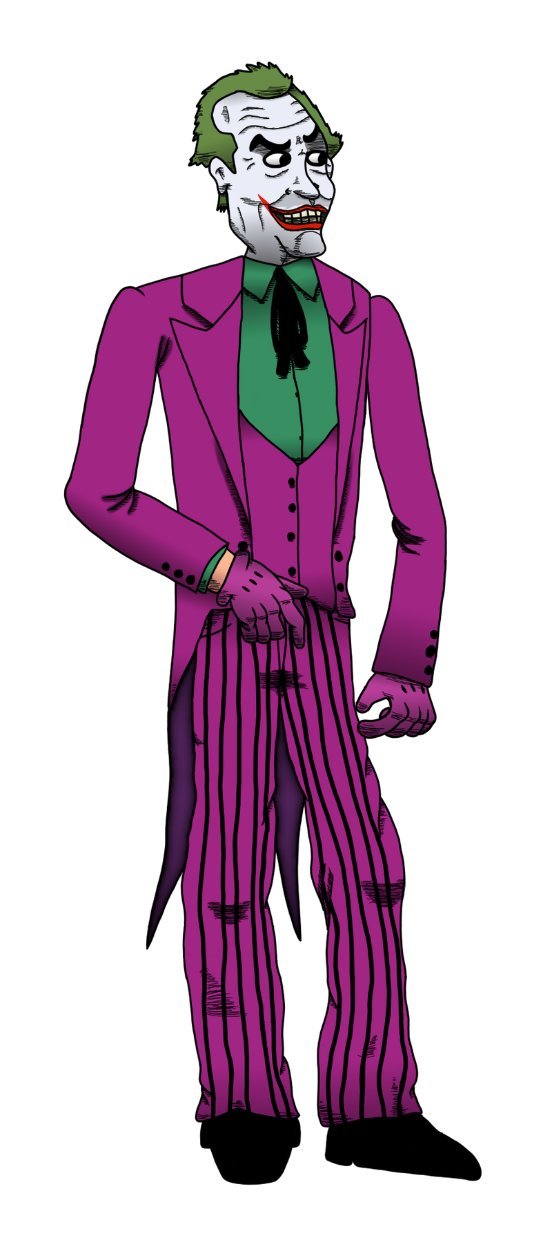 Jack Nicholson Joker (Cesar Romero) by clinteast on DeviantArt