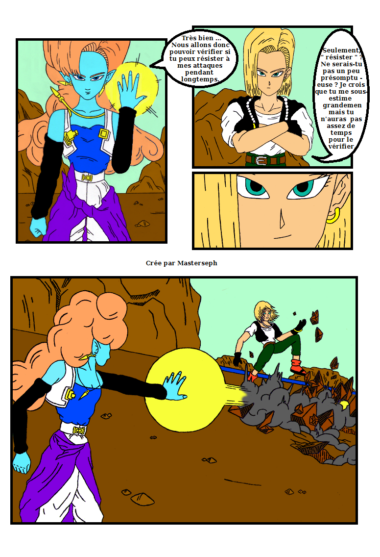 DBZ: Pan vs Zangya and 18 - Battles - Comic Vine