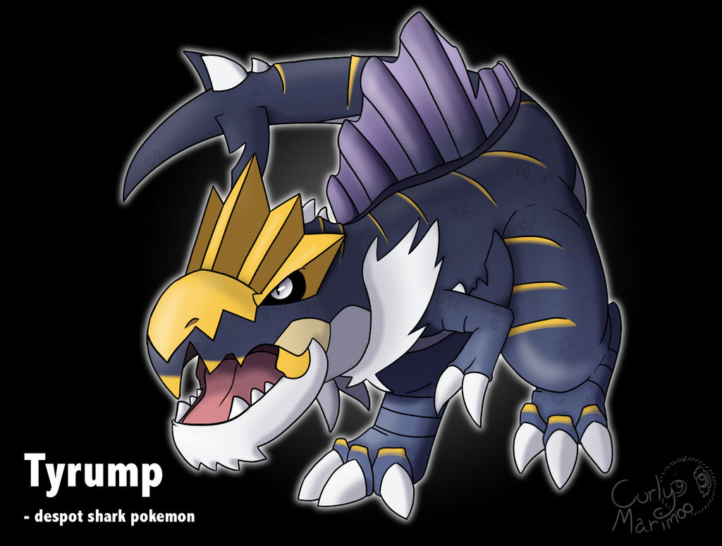 Tyrump - pokemon fusion by CurlyMarimoo on DeviantArt