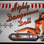 highly dangerous doll Nose Art