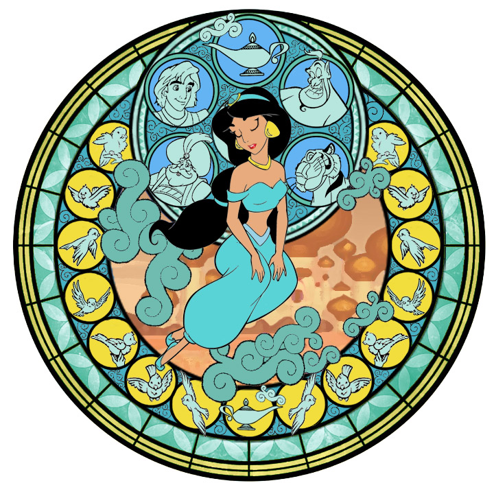 Jasmine's StainedGlassWindow by Akili-Amethyst