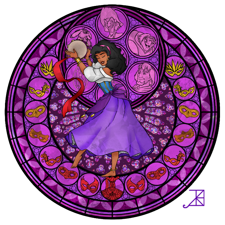 Stained Glass: Esmeralda