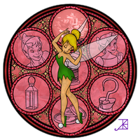 Stained Glass: Tinkerbell -Version 1-