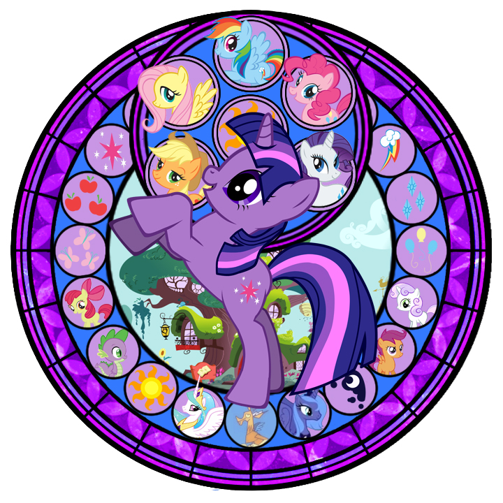 Stained Glass: Friendship is Magic -WIP-