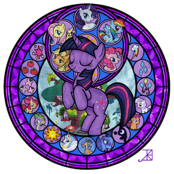 Stained Glass: Friendship is Magic
