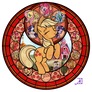 Applejack Stained Glass