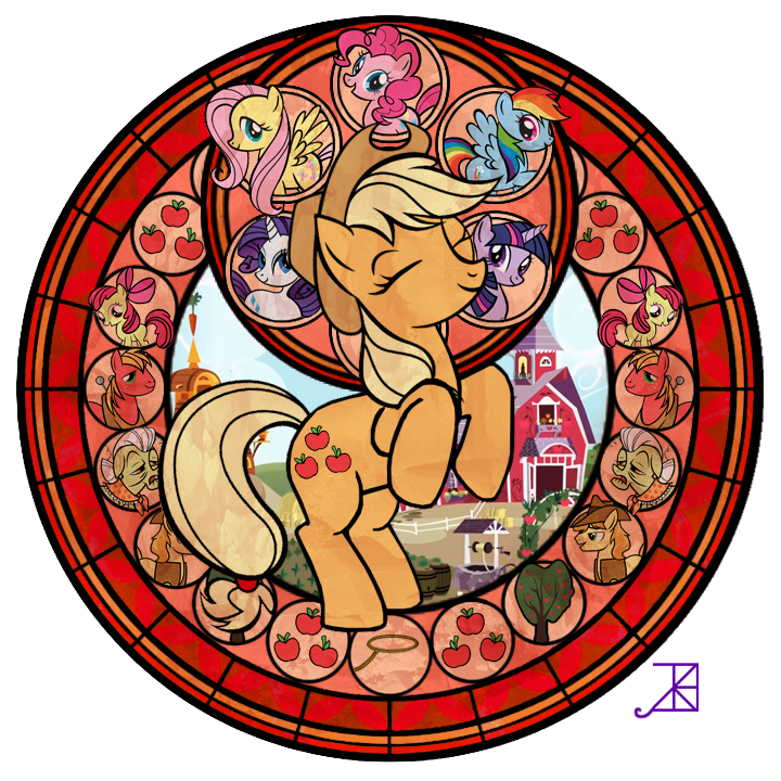 Applejack Stained Glass