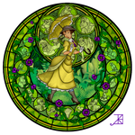 Stained Glass: Jane Porter by Akili-Amethyst