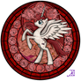 Stained Glass: Lauren Faust Alicorn
