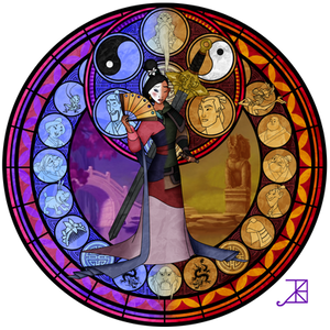 Stained Glass: Mulan