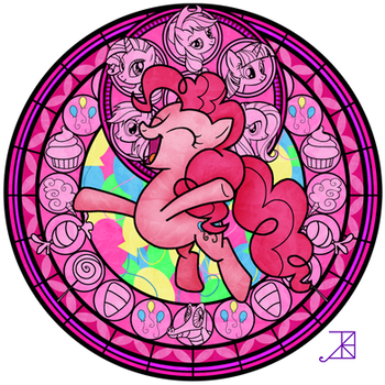 Stained Glass: Pinkie Pie -better-