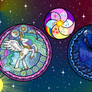 Celestial Ponies and Elements Wallpaper