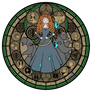 Stained Glass: Merida -WIP 2-