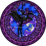 Stained Glass: Nightmare Moon -Vector-