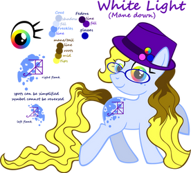 White Light -updated simplified- -mane down-