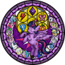 Commission: Princess Twilight Stained Glass