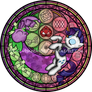 Comission: Stained Glass: Rarity - Spike