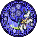 Stained Glass: Shining Armor -Vector-