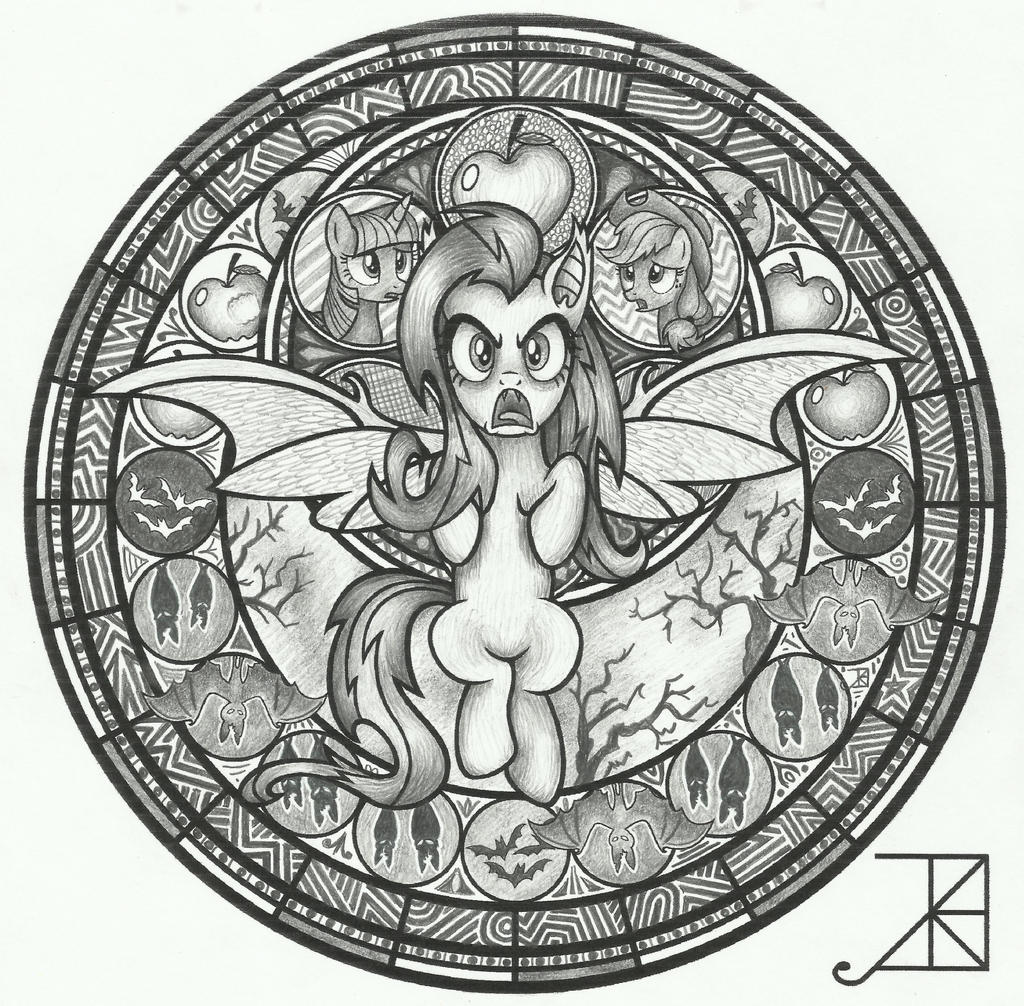 Flutterbat Colouring Coloring Page Flutterbat 01 by Akili-Amethyst on DeviantArt
