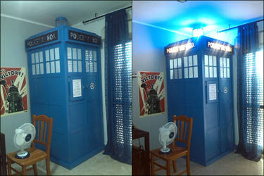 life size TARDIS Wardrobe