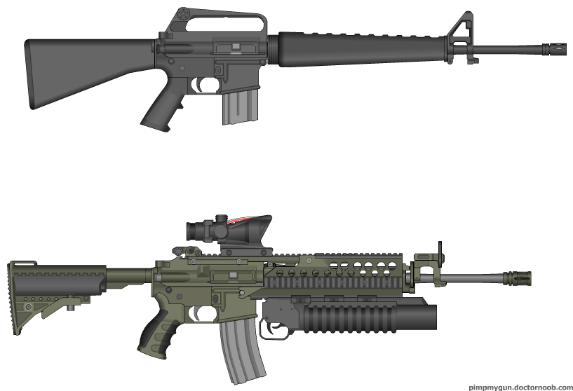custom M16 by VeXeDZERO on DeviantArt