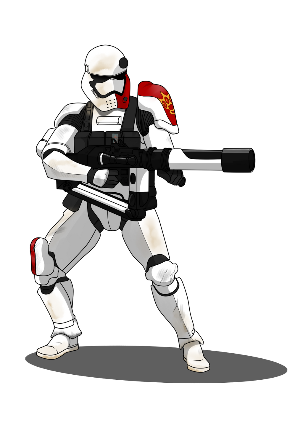 First Order Deviantart First Order Trooper by VeXeDZERO on DeviantArt