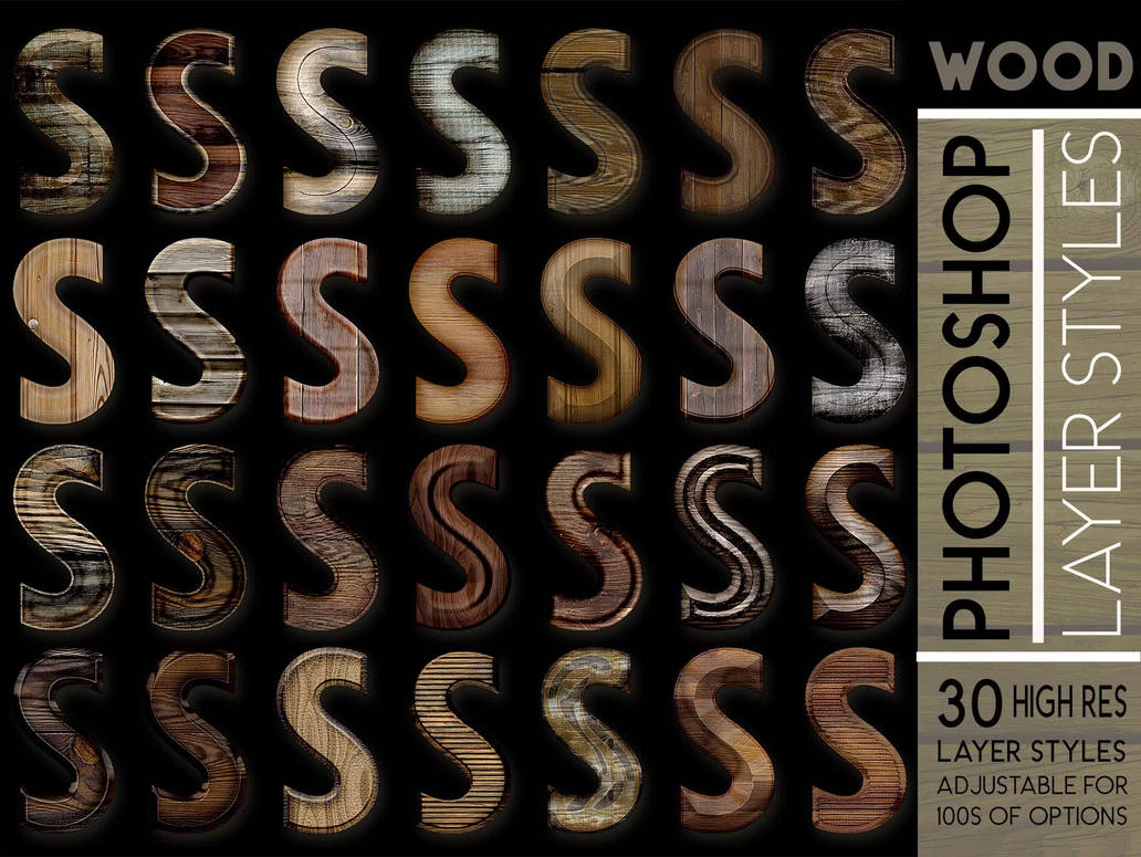 Layer Style 2k Wood Layer Styles For Photoshop by netebebucil9y on DeviantArt