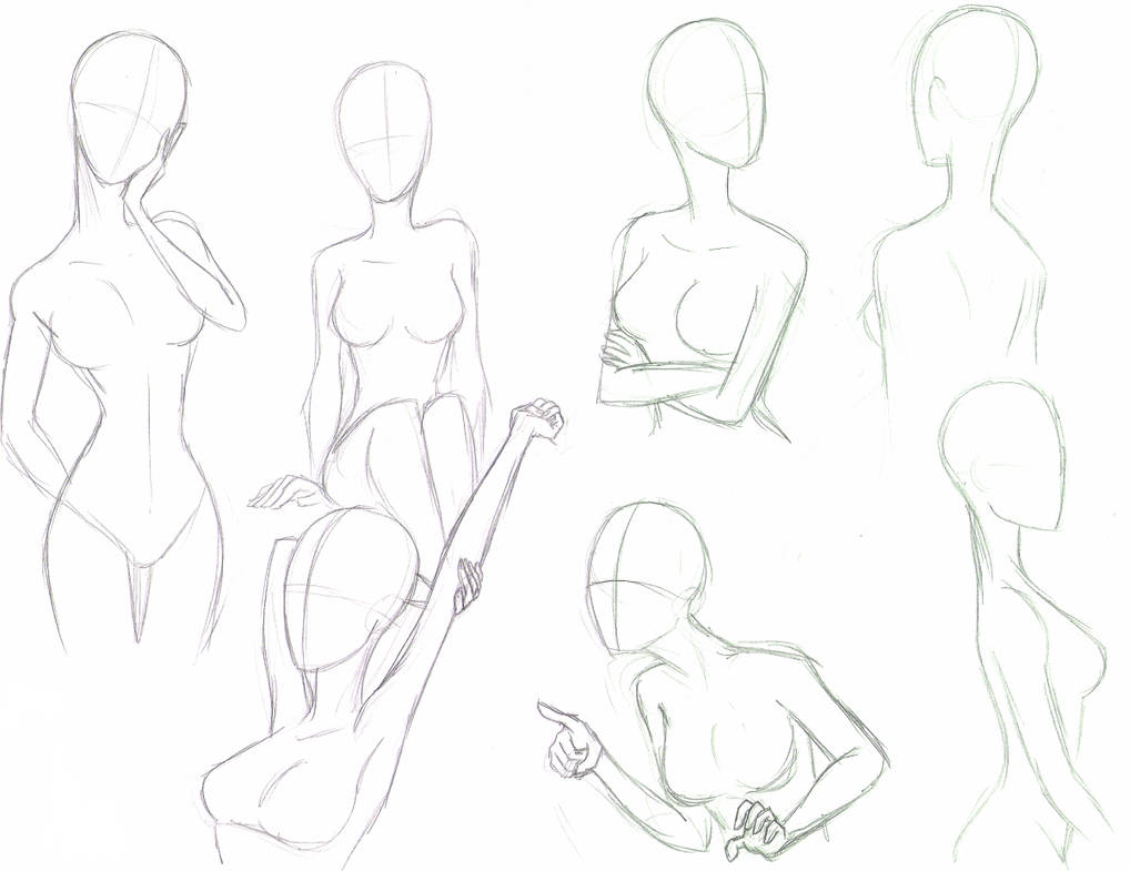 Practice With Female Poses By Itsy Bitsy Spyder On Deviantart
