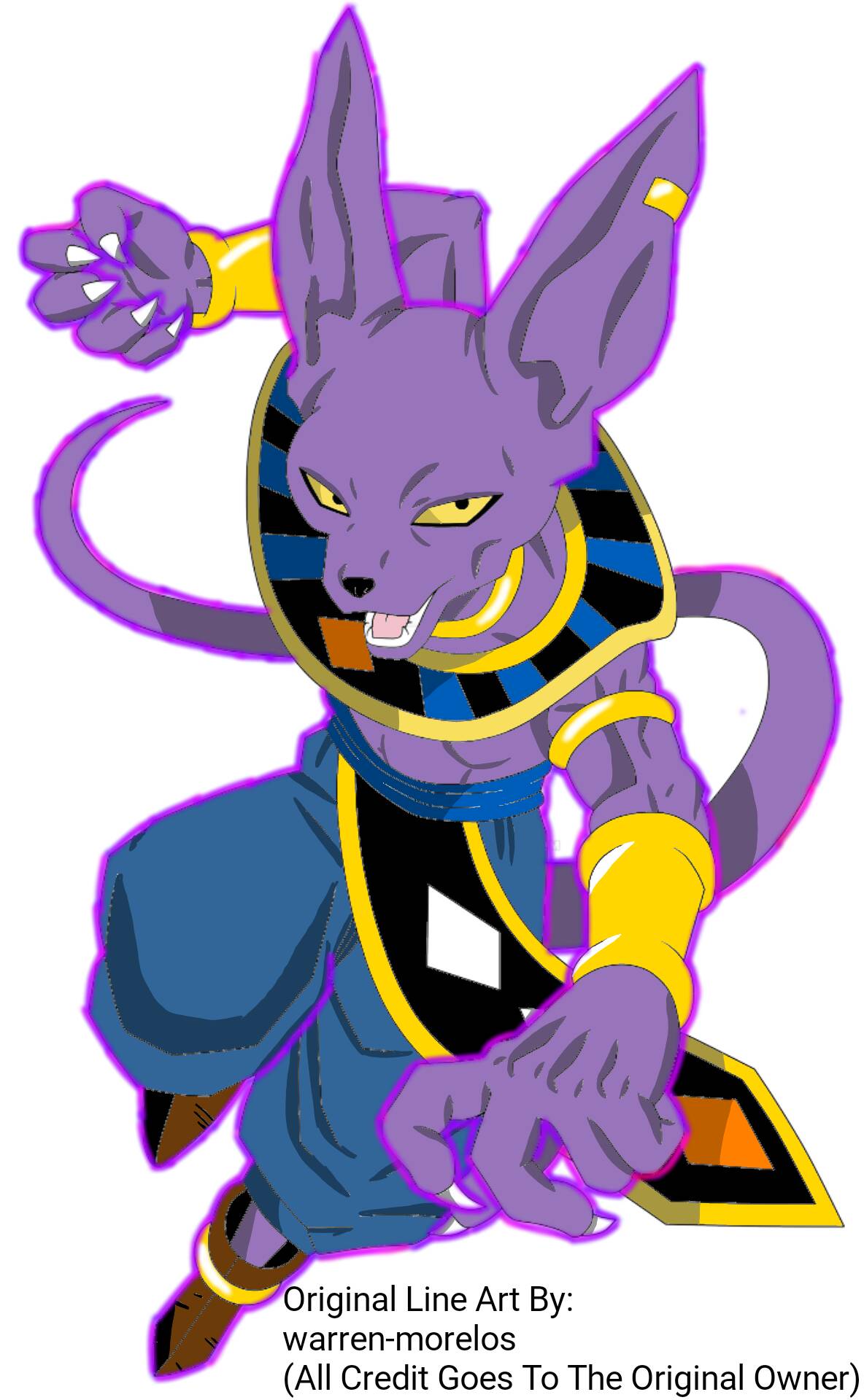 Beerus First Design Beerus by TheRogueTracer25 on DeviantArt