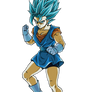 COMMISSION What-If: Female Vegetto Blue