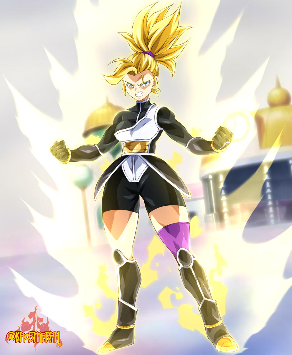 Bulma R36 COM: Super Saiyan Bulma by EverlastingDarkness5 on DeviantArt