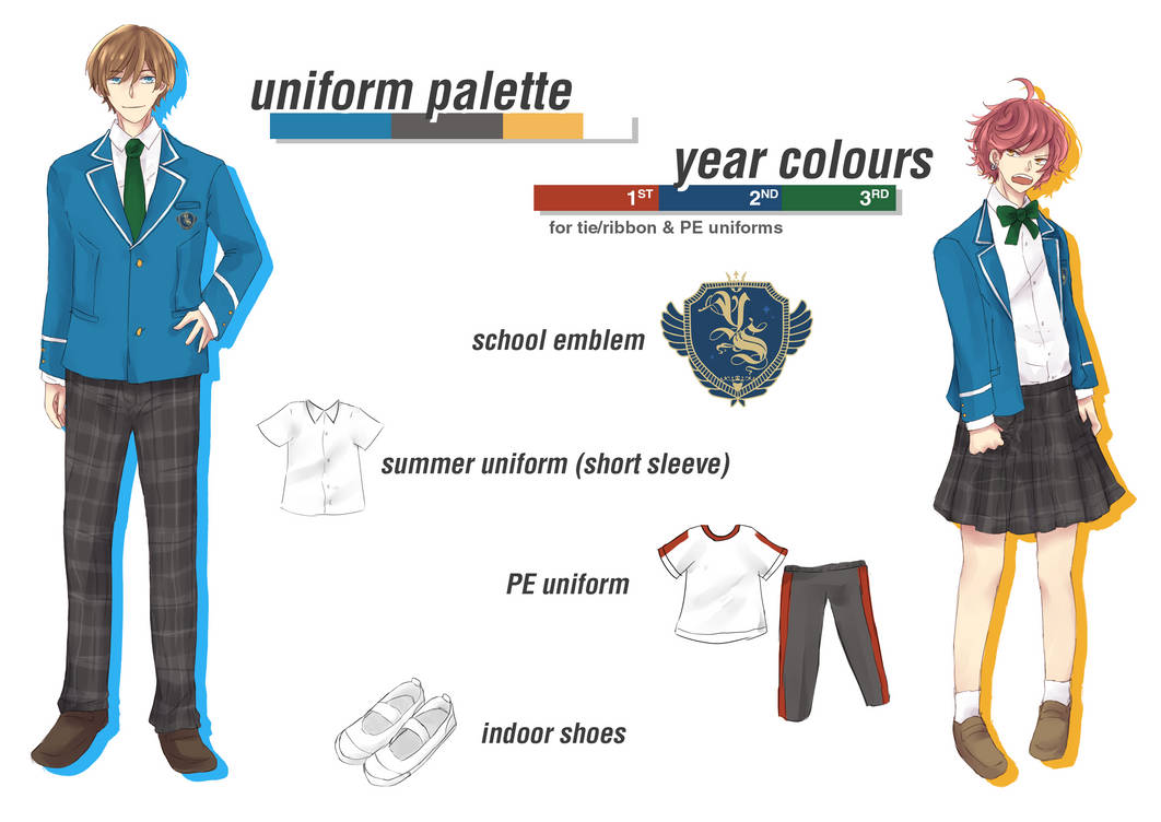 KiraDays: School Uniform Reference by kirameki-kouchou on DeviantArt