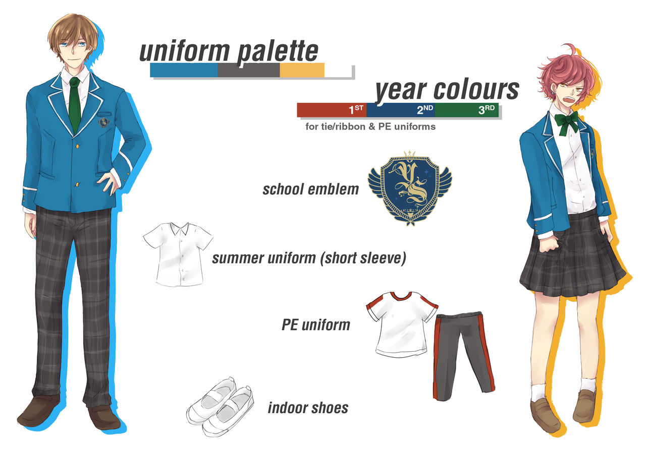 KiraDays: School Uniform Reference by kirameki-kouchou on DeviantArt