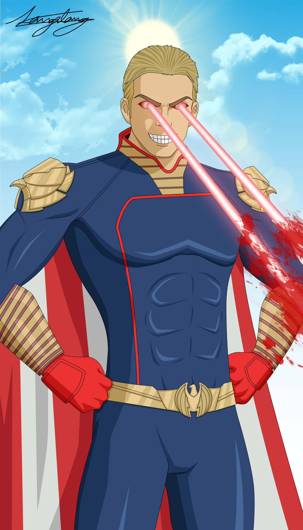 Homelander Custom Dunks The Homelander by johnrap016 on DeviantArt