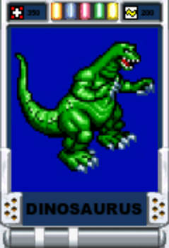 Dinosaurus Card Front